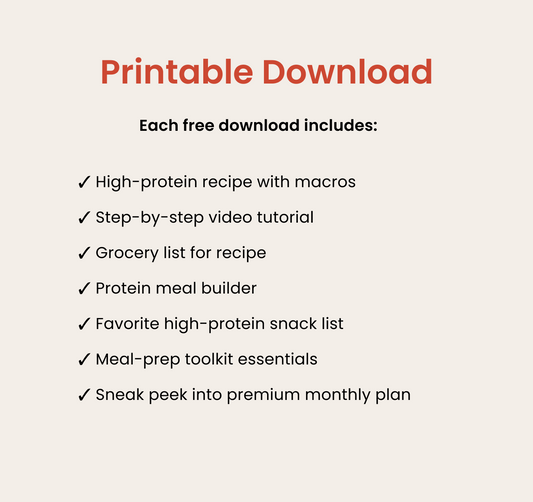 Mini Meal Prep Moment - Volume 1 Week 1