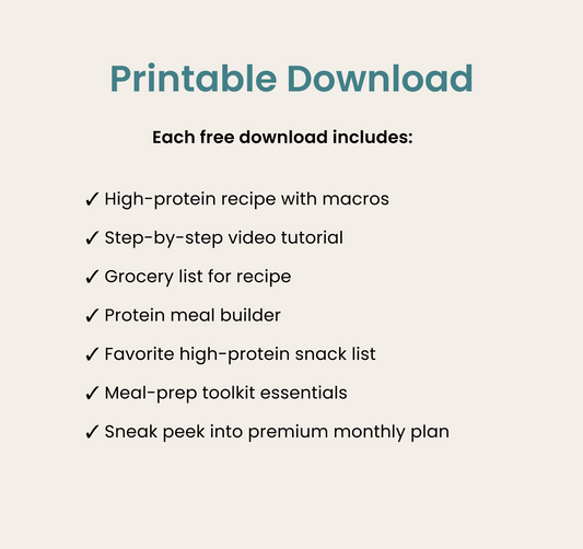 Mini Meal Prep Moment - Volume 2 Week 1