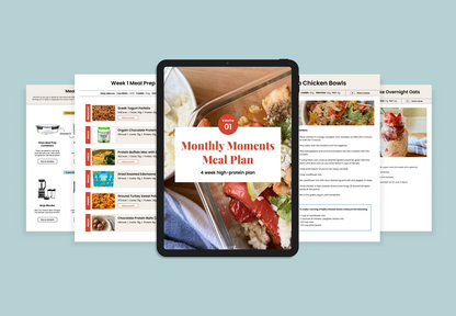 Monthly Moments Meal Plan - Volume 1
