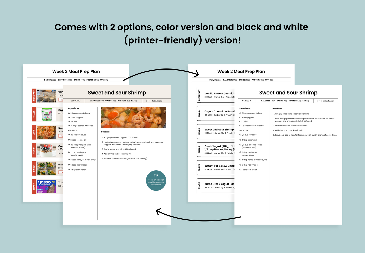 Monthly Moments Meal Plan - Volume 1